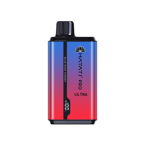 Buy cheapest online 0mg Hayati Pro Ultra 15000 Puffs Disposable Vape Blue Razz Cherry at lowest price in uk