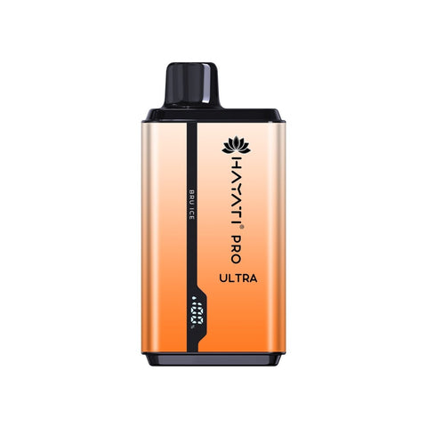 Buy cheapest online 0mg Hayati Pro Ultra 15000 Puffs Disposable Vape Bru Ice at lowest price in uk