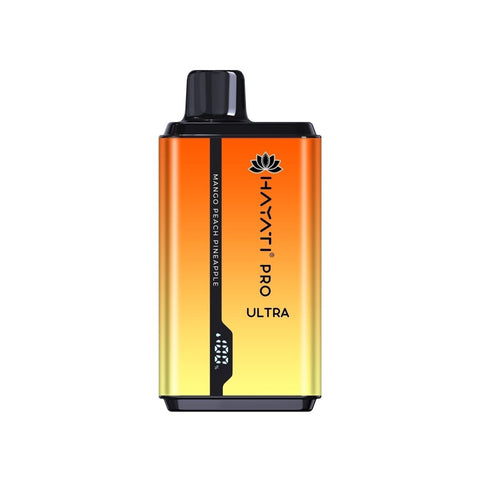 Buy cheapest online 0mg Hayati Pro Ultra 15000 Puffs Disposable Vape Mango Peach Pineapple at lowest price in uk