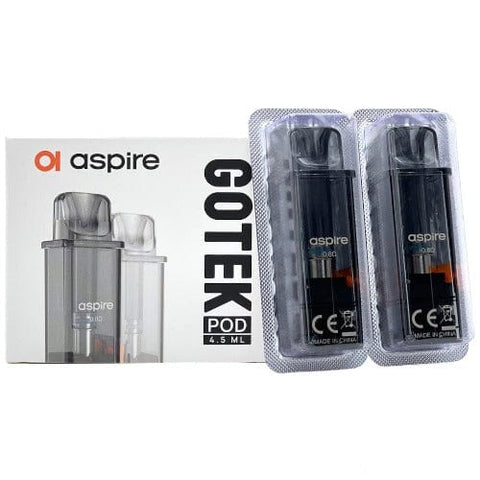 Buy cheapest online Aspire Gotek Replacement Pods - Pack of 2 at lowest price in uk