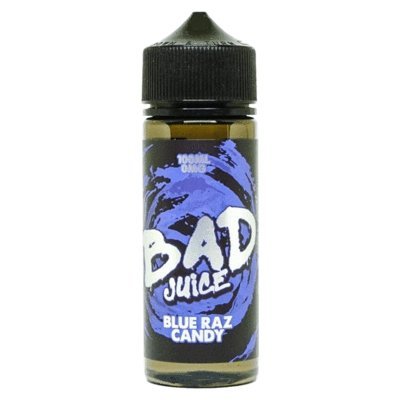 Buy cheapest online Bad Juice 100ml Shortfill Blue Raz Candy at lowest price in uk