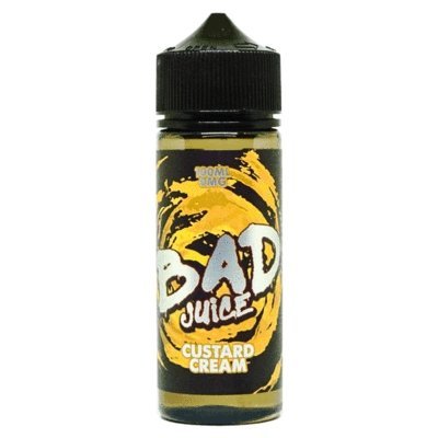 Buy cheapest online Bad Juice 100ml Shortfill Custard Cream at lowest price in uk