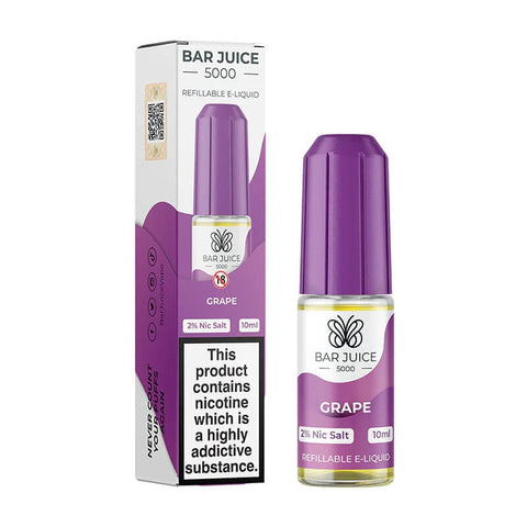 Buy cheapest online Bar Juice 5000 10ml E-liquids Grape at lowest price in uk