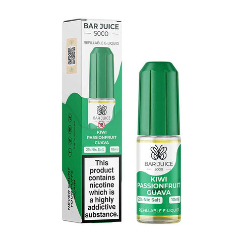Buy cheapest online Bar Juice 5000 10ml E-liquids Kiwi Passionfruit Guava at lowest price in uk