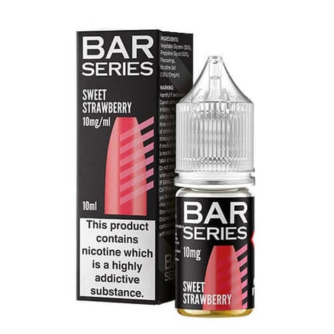 Buy cheapest online Bar Series Nic Salt 10ml E-Liquids - Pack Of 10 Sweet Strawberry at lowest price in uk