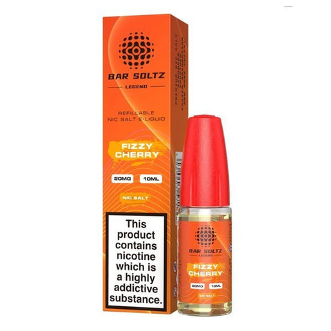 Buy cheapest online Bar Soltz Legend Nic Salts E-liquids 10ml - Box of 10 Fizzy Cherry at lowest price in uk
