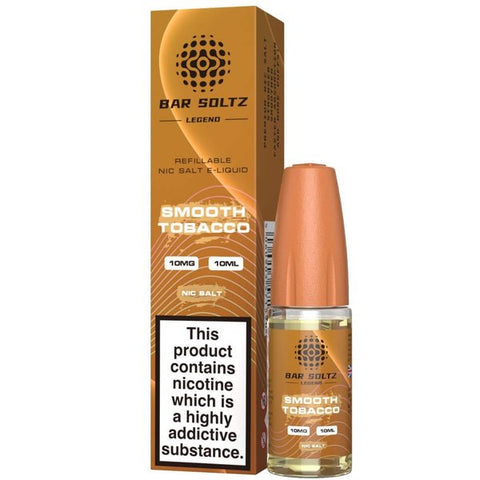 Buy cheapest online Bar Soltz Legend Nic Salts E-liquids 10ml - Box of 10 Smooth Tobacco at lowest price in uk