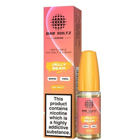 Buy cheapest online Bar Soltz Legend Nic Salts E-liquids 10ml - Box of 10 Jelly Bear at lowest price in uk