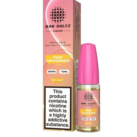 Buy cheapest online Bar Soltz Legend Nic Salts E-liquids 10ml - Box of 10 Pink Lemonade at lowest price in uk