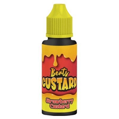 Buy cheapest online Bert Custard 100ml Shortfill Strawberry Custard at lowest price in uk