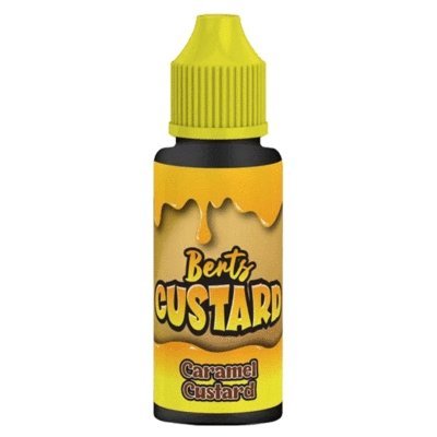 Buy cheapest online Bert Custard 100ml Shortfill Caramel Custard at lowest price in uk