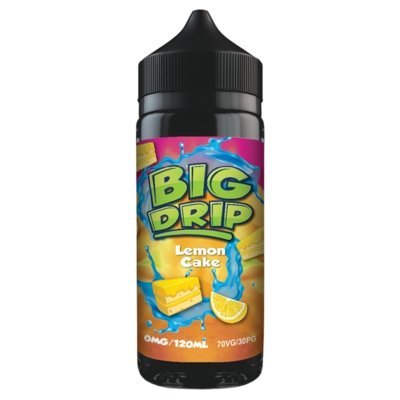 Buy cheapest online Big Drip 100ml Shortfill Lemon Cake at lowest price in uk