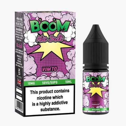 Buy cheapest online Boom Nic Salt 10ml E-Liquids - Pack Of 5 VMT at lowest price in uk