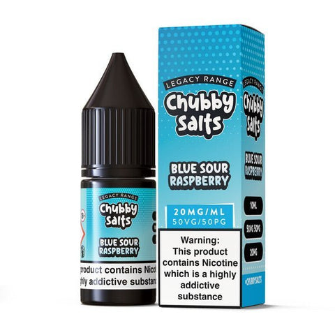 Buy cheapest online Chubby Salts Nic Salts-10ml- E-Liquid- Box of 10 Blue Sour Raspberry at lowest price in uk