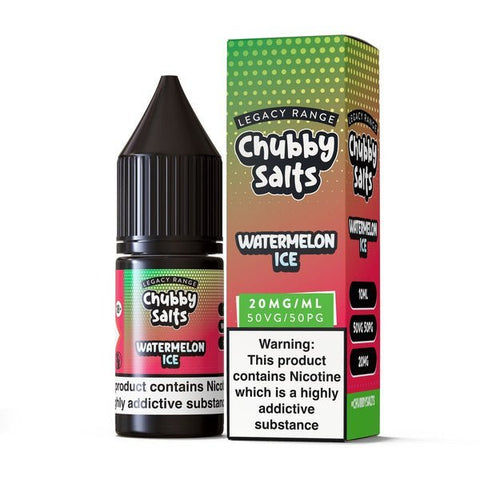 Buy cheapest online Chubby Salts Nic Salts-10ml- E-Liquid- Box of 10 Watermelon Ice at lowest price in uk