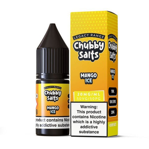 Buy cheapest online Chubby Salts Nic Salts-10ml- E-Liquid- Box of 10 Mango Ice at lowest price in uk