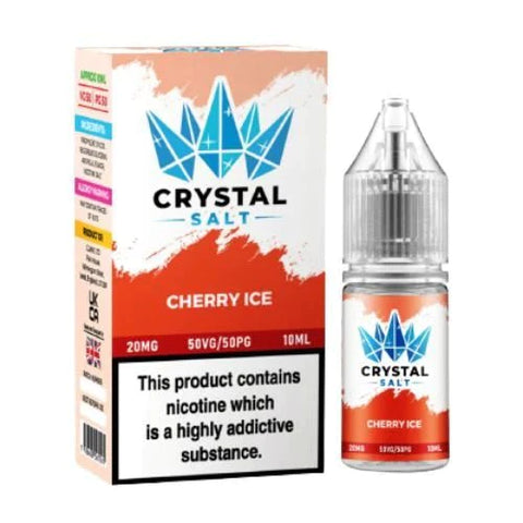 Buy cheapest online Crystal Salt 10ml Nic Salts E-Liquids - Pack Of 5 Cherry Ice at lowest price in uk