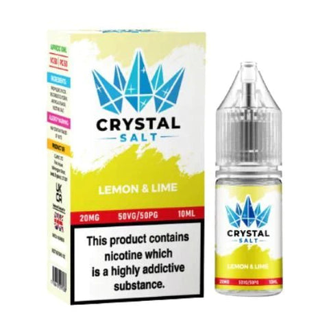 Buy cheapest online Crystal Salt 10ml Nic Salts E-Liquids - Pack Of 5 Lemon & Lime at lowest price in uk