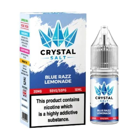 Buy cheapest online Crystal Salt 10ml Nic Salts E-Liquids - Pack Of 5 Blue Razz Lemonade at lowest price in uk