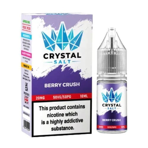 Buy cheapest online Crystal Salt 10ml Nic Salts E-Liquids - Pack Of 5 Berry Crush at lowest price in uk