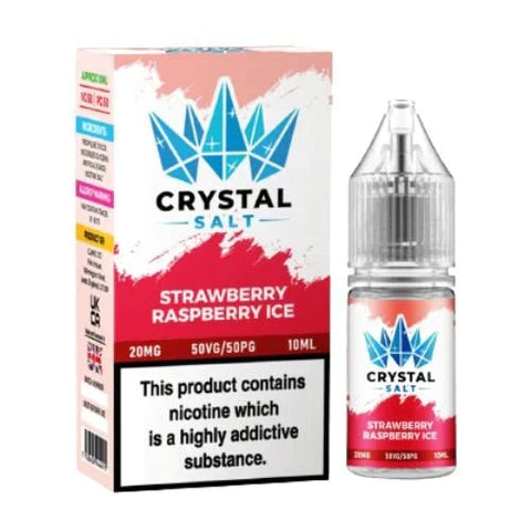 Buy cheapest online Crystal Salt 10ml Nic Salts E-Liquids - Pack Of 5 Strawberry Raspberry Ice at lowest price in uk