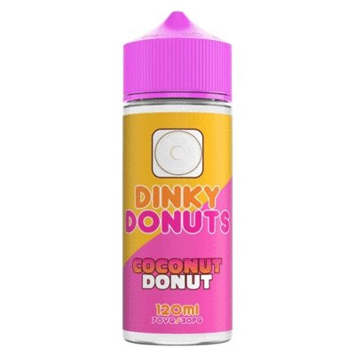 Buy cheapest online Dinky Donuts 100ml Shortfill Coconut Donut at lowest price in uk