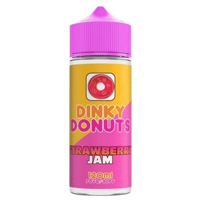 Buy cheapest online Dinky Donuts 100ml Shortfill Strawberry Jam at lowest price in uk