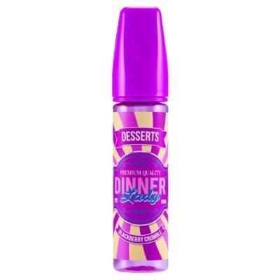 Buy cheapest online Dinner Lady Desserts 50ml Shortfill Blackberry Crumble at lowest price in uk