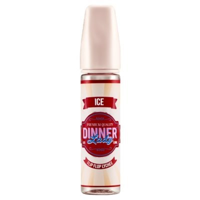 Buy cheapest online Dinner Lady Ice 50ml Shortfill Flip Flop Lychee at lowest price in uk