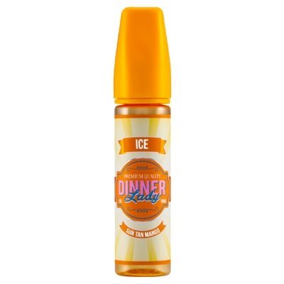 Buy cheapest online Dinner Lady Ice 50ml Shortfill Sun Tan Mango at lowest price in uk