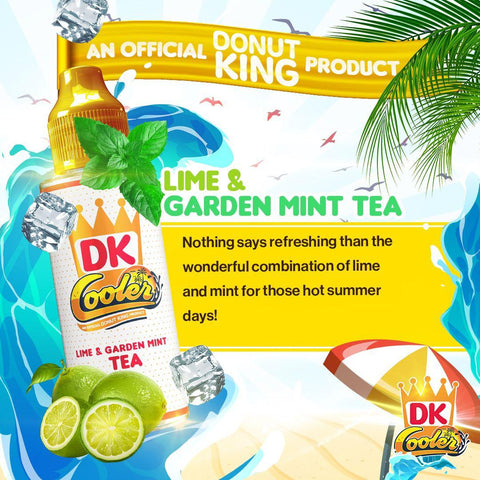 Buy cheapest online Donut King Cooler 100ML Shortfill Lime & Garden Mint Cooler at lowest price in uk