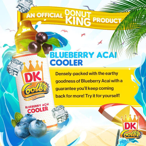 Buy cheapest online Donut King Cooler 100ML Shortfill Blueberry Acai at lowest price in uk