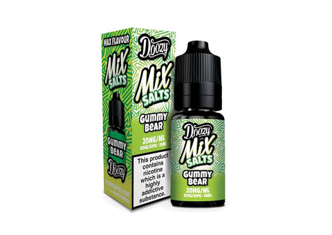 Buy cheapest online Doozy Mix Salts - 10ml - Nic Salts - Box of 10 10mg Gummy Bear at lowest price in uk