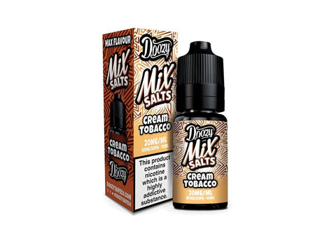 Buy cheapest online Doozy Mix Salts - 10ml - Nic Salts - Box of 10 10mg Cream Tobacco at lowest price in uk