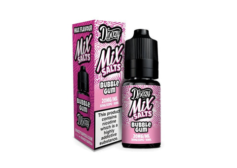 Buy cheapest online Doozy Mix Salts - 10ml - Nic Salts - Box of 10 10mg Bubble Gum at lowest price in uk