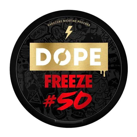 Buy cheapest online Dope Nicotine Pouches Snuss/Nicopods Freeze 50 at lowest price in uk
