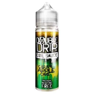 Buy cheapest online Double Drip 50ml Shortfill Caramel Apple Cake at lowest price in uk