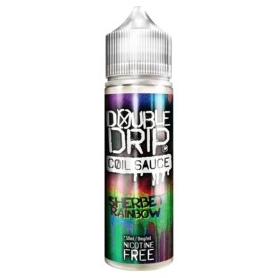 Buy cheapest online Double Drip 50ml Shortfill Sherbet Rainbow at lowest price in uk