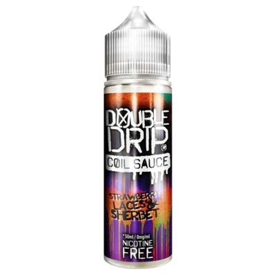 Buy cheapest online Double Drip 50ml Shortfill Strawberry Laces And Sherbet at lowest price in uk