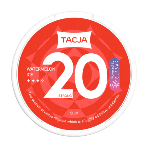 Buy cheapest online Elf Bar Tacja Nicotine Pouches Snuss/Nicopods 20 MG Watermelon Ice at lowest price in uk