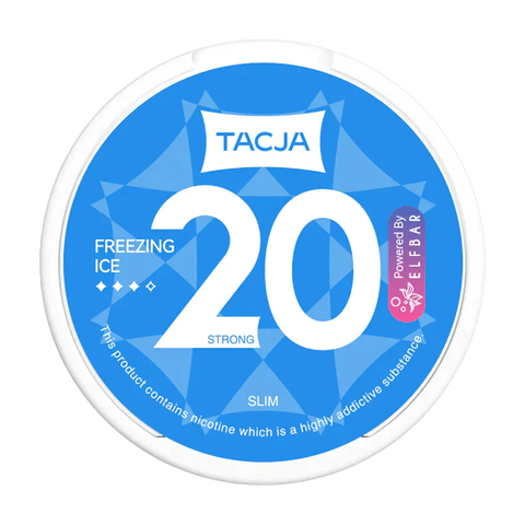 Buy cheapest online Elf Bar Tacja Nicotine Pouches Snuss/Nicopods 20 MG Freezing Ice at lowest price in uk
