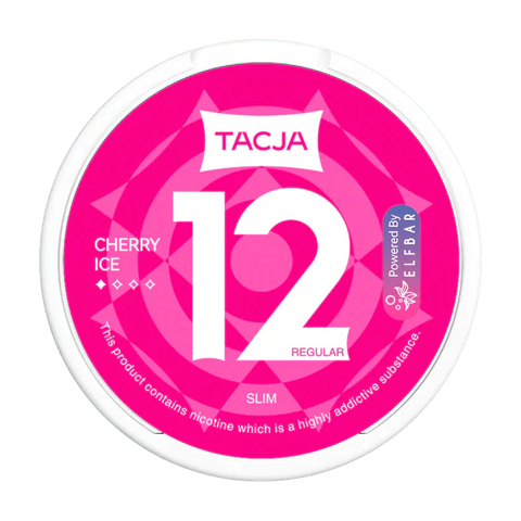 Buy cheapest online Elf Bar Tacja Nicotine Pouches Snuss/Nicopods 12 MG Cherry Ice at lowest price in uk