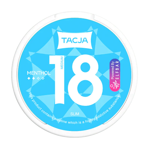 Buy cheapest online Elf Bar Tacja Nicotine Pouches Snuss/Nicopods 18 MG Menthol at lowest price in uk