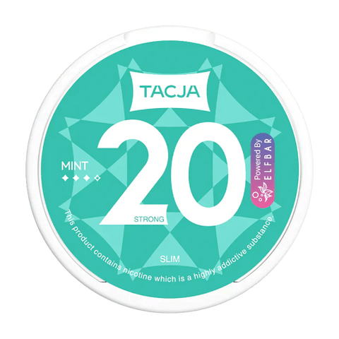 Buy cheapest online Elf Bar Tacja Nicotine Pouches Snuss/Nicopods 20 MG Mint at lowest price in uk