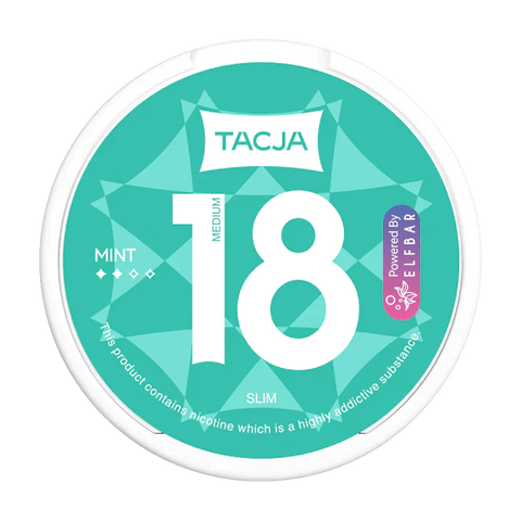 Buy cheapest online Elf Bar Tacja Nicotine Pouches Snuss/Nicopods 18 MG Mint at lowest price in uk