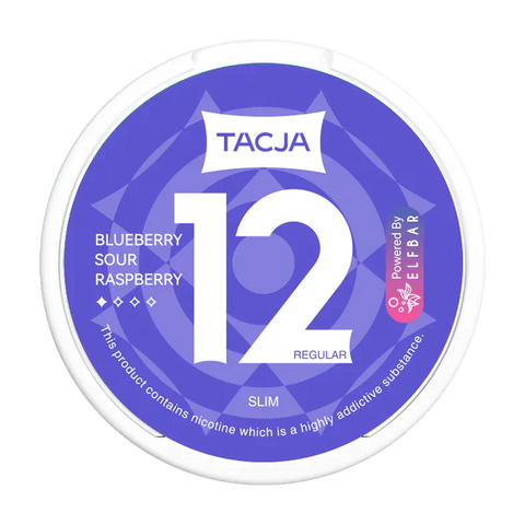 Buy cheapest online Elf Bar Tacja Nicotine Pouches Snuss/Nicopods 12 MG Blueberry Sour Raspberry at lowest price in uk