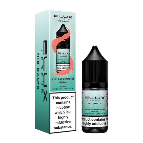 Buy cheapest online Elux Legend Nic Salts - 10ml E-liquids - (BOX OF 10) 10mg Kiwi Passion Fruit Guava at lowest price in uk