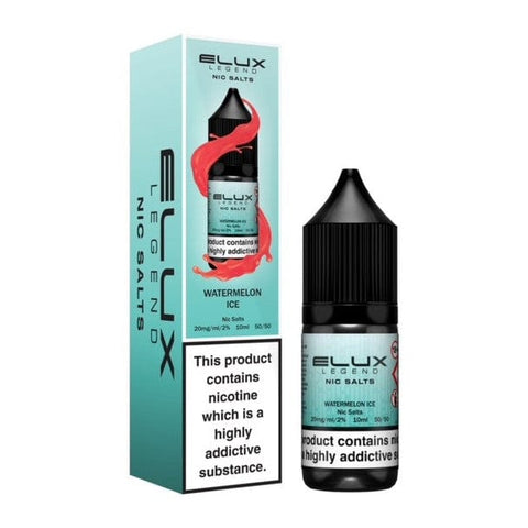 Buy cheapest online Elux Legend Nic Salts - 10ml E-liquids - (BOX OF 10) 10mg Watermelon Ice at lowest price in uk