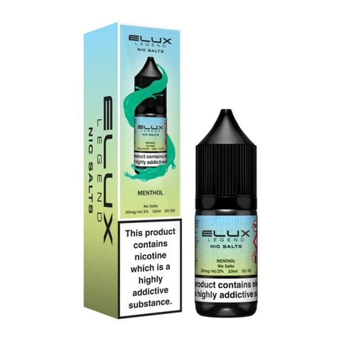 Buy cheapest online Elux Legend Nic Salts - 10ml E-liquids - (BOX OF 10) 10mg Menthol at lowest price in uk