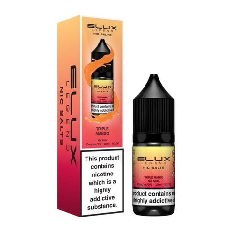 Buy cheapest online Elux Legend Nic Salts - 10ml E-liquids - (BOX OF 10) Triple Mango at lowest price in uk